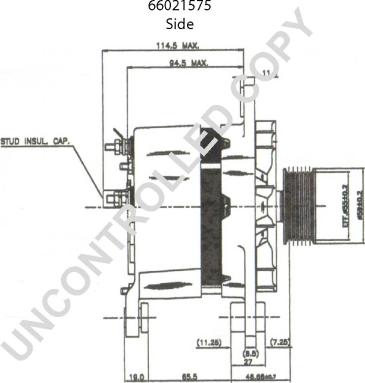 Prestolite Electric 66021575 - Генератор www.autospares.lv