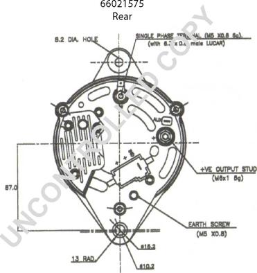 Prestolite Electric 66021575 - Генератор www.autospares.lv