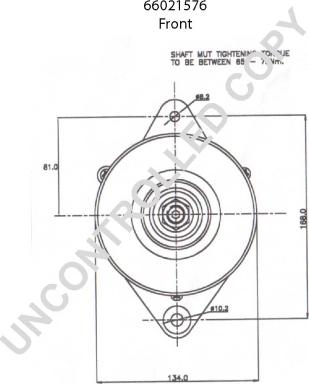 Prestolite Electric 66021576 - Ģenerators autospares.lv