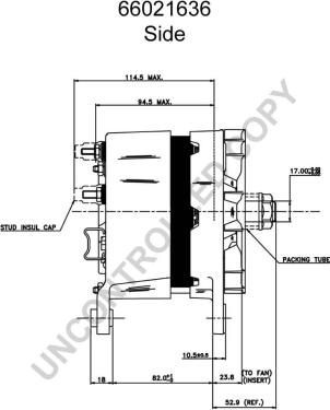 Prestolite Electric 66021636 - Ģenerators autospares.lv