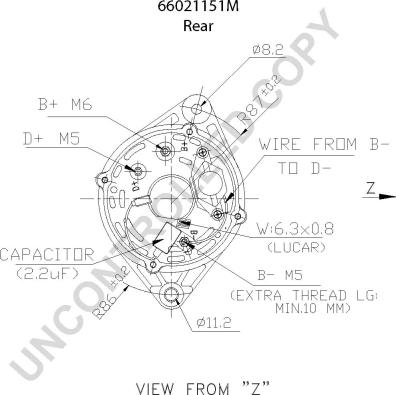 Prestolite Electric 66021151M - Ģenerators www.autospares.lv