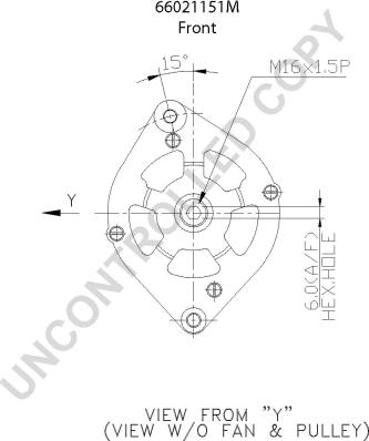 Prestolite Electric 66021151M - Ģenerators www.autospares.lv