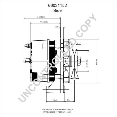 Prestolite Electric 66021152 - Ģenerators www.autospares.lv