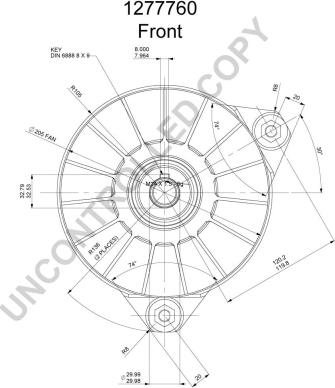 Prestolite Electric 1277760 - Ģenerators www.autospares.lv