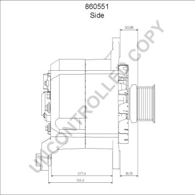 Prestolite Electric 860551 - Ģenerators www.autospares.lv