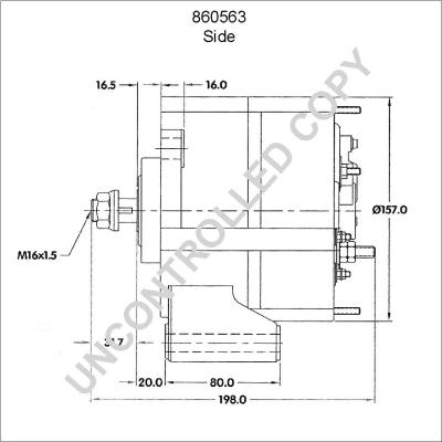 Prestolite Electric 860563 - Ģenerators www.autospares.lv