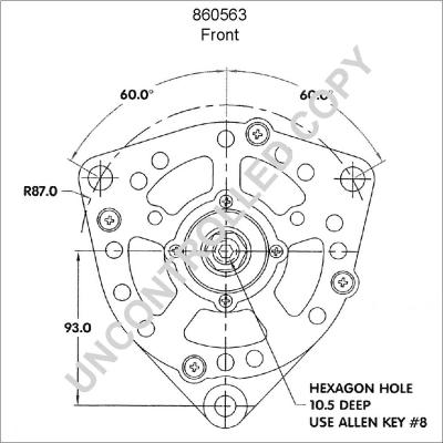 Prestolite Electric 860563 - Ģenerators www.autospares.lv