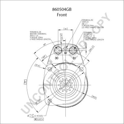 Prestolite Electric 860504GB - Стартер www.autospares.lv