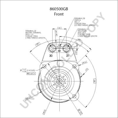 Prestolite Electric 860500GB - Стартер www.autospares.lv