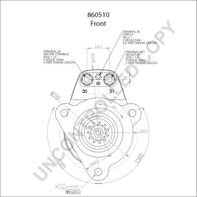 Prestolite Electric 860510GB - Starteris autospares.lv