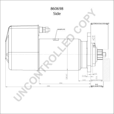 Prestolite Electric 860698GB - Starteris www.autospares.lv