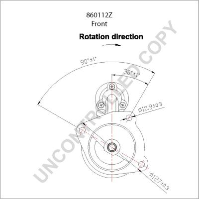 Prestolite Electric 860112Z - Starter www.autospares.lv