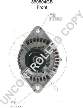 Prestolite Electric 860804GB - Ģenerators autospares.lv