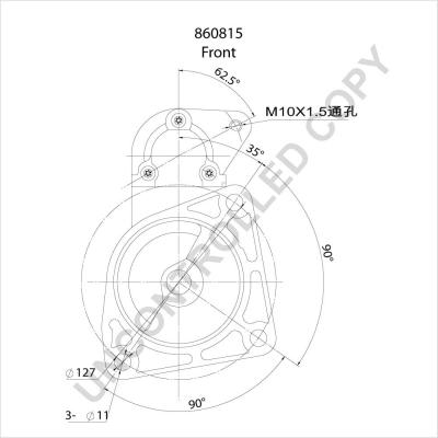 Prestolite Electric 860815 - Starter www.autospares.lv