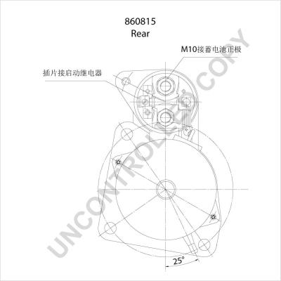 Prestolite Electric 860815 - Starter www.autospares.lv