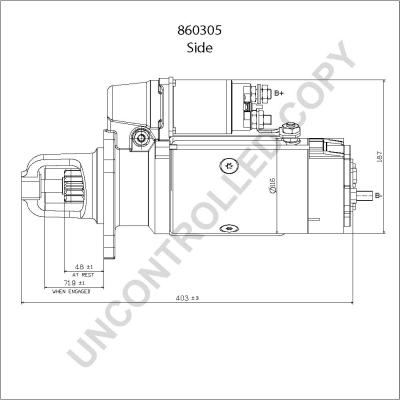 Prestolite Electric 860305 - Starteris www.autospares.lv