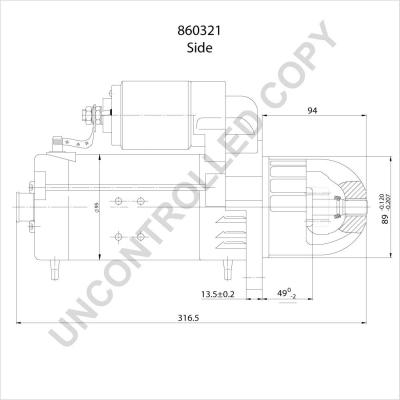 Prestolite Electric 860321 - Starteris www.autospares.lv