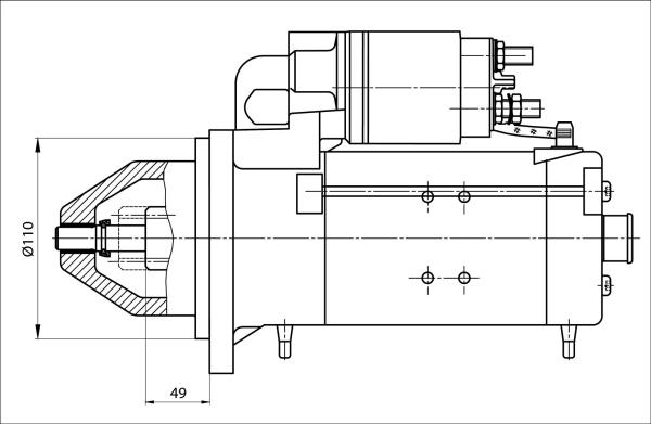 Prestolite Electric 861040 - Starteris www.autospares.lv