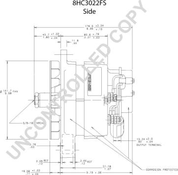 Prestolite Electric 8HC3022FS - Ģenerators autospares.lv