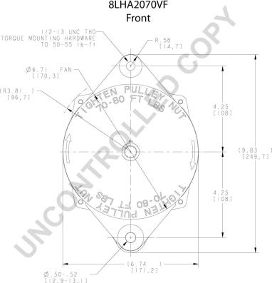 Prestolite Electric 8LHA2070VF - Ģenerators www.autospares.lv