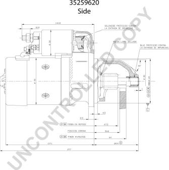 Prestolite Electric 35259620 - Starteris www.autospares.lv