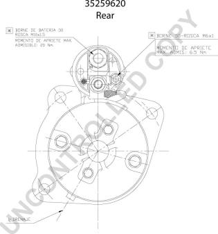 Prestolite Electric 35259620 - Starteris www.autospares.lv