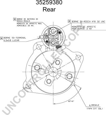 Prestolite Electric 35259380 - Starteris www.autospares.lv