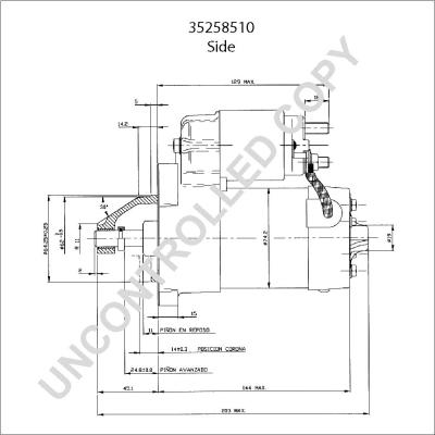 Prestolite Electric 35258510 - Starteris www.autospares.lv