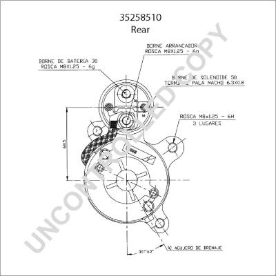 Prestolite Electric 35258510 - Starteris www.autospares.lv