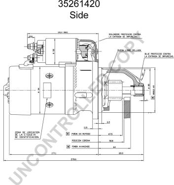 Prestolite Electric 35261420 - Starter www.autospares.lv