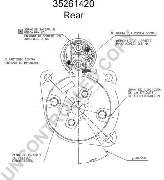 Prestolite Electric 35261420 - Starter www.autospares.lv