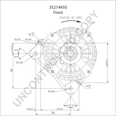 Prestolite Electric 35214410 - Ģenerators www.autospares.lv