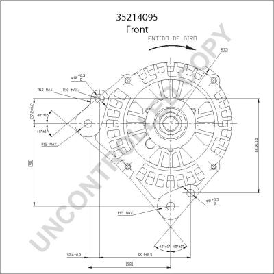 Prestolite Electric 35214095 - Генератор www.autospares.lv