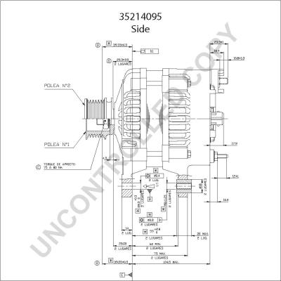 Prestolite Electric 35214095 - Генератор www.autospares.lv