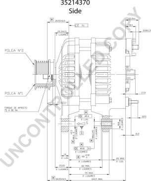 Prestolite Electric 35214370 - Генератор www.autospares.lv