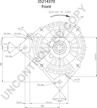 Prestolite Electric 35214370 - Генератор www.autospares.lv