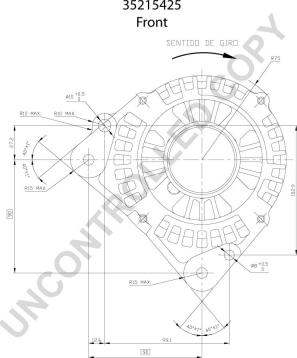 Prestolite Electric 35215425 - Ģenerators autospares.lv