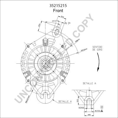 Prestolite Electric 35215215 - Генератор www.autospares.lv