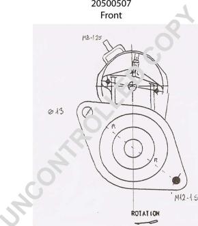 Prestolite Electric 20500507 - Starter www.autospares.lv