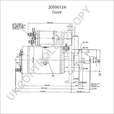 Prestolite Electric 20500124 - Starteris www.autospares.lv