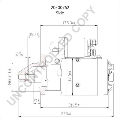 Prestolite Electric 20500762 - Starteris www.autospares.lv