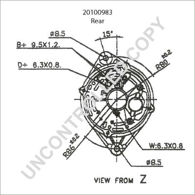 Prestolite Electric 20100983 - Alternator www.autospares.lv