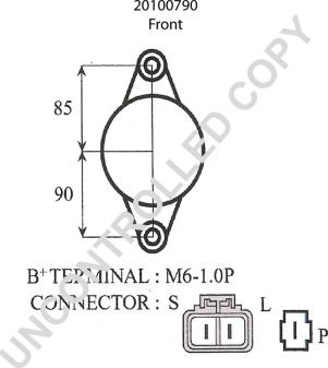 Prestolite Electric 20100790 - Ģenerators autospares.lv