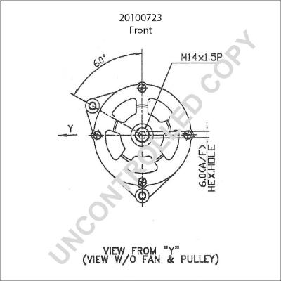 Prestolite Electric 20100723 - Генератор www.autospares.lv