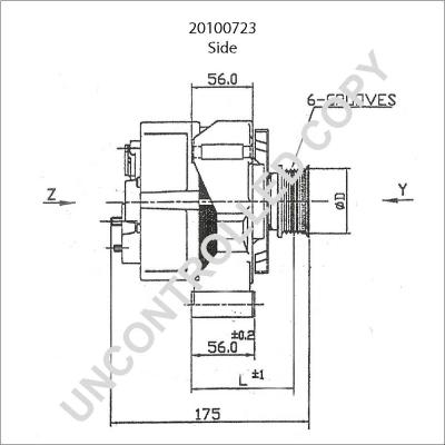 Prestolite Electric 20100723 - Генератор www.autospares.lv