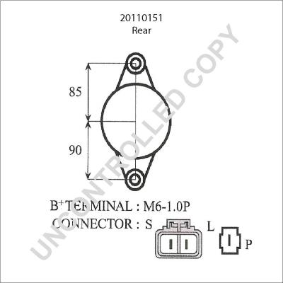 Prestolite Electric 20110151 - Ģenerators autospares.lv