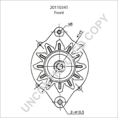 Prestolite Electric 20110341 - Alternator www.autospares.lv