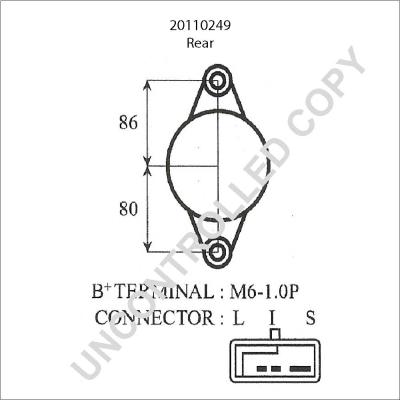 Prestolite Electric 20110249 - Ģenerators www.autospares.lv