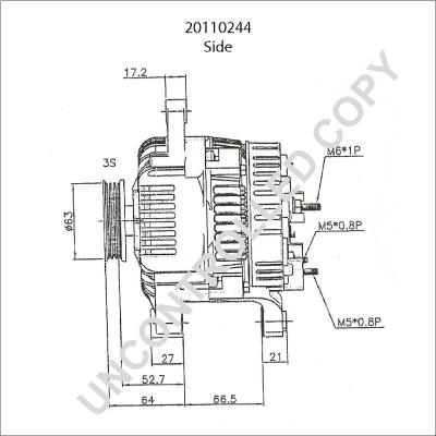 Prestolite Electric 20110244 - Alternator www.autospares.lv