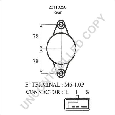 Prestolite Electric 20110250 - Генератор www.autospares.lv